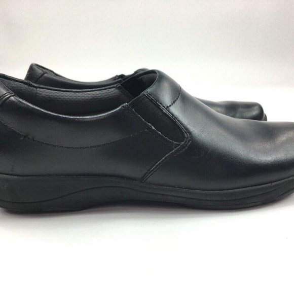 Dansko Shoes Dansko Womens Size Eu 37 Solid Black Leather Slip On
